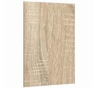 Panneaux décoratifs en bois d'ingénierie - vidaXL - Chêne Sonoma - 15x21x0,27 cm - 50 pièces - Facile à couper