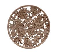 Panneaux décoratifs en bois sculpté Oak Wood Carving Appliques for Furniture Cabinet Door 40cm x 30cm(40cm)