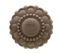 Panneaux décoratifs en bois sculpté Wood Carving Flowers Onlays Applique for Furniture Wall Cabinet Door Decor Multiple Sizes(6cmx6cm)