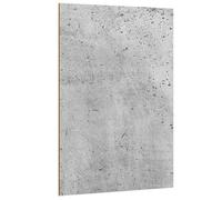 Panneaux décoratifs en bois - vidaxl - 50 pièces - Gris béton - 15x21x0.3 cm - Bois d'ingénierie - Intérieur & extérieur