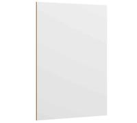 Panneaux décoratifs en bois - vidaxl - Blanc - 15x21x0.3 cm - Lot de 12 - Intérieur & extérieur - Bois d'ingénierie