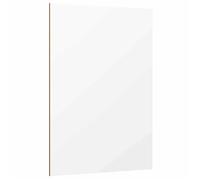 vidaXL Lot de 50 panneaux décoratifs en bois Blanc 30 x 42 x 0,3 cm