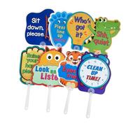 Panneaux d'enseignement en classe avec poignée Outil d'enseignement de la langue pour la pratique du langage Activités de groupe Vocabulaire Construction Outils d'enseignement