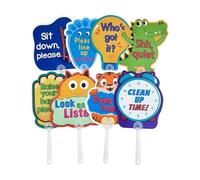 Panneaux d'enseignement en plastique pour aide à l'enseignement pédagogique avec pour les activités de groupe pour la pratique des langues, ressources immersives pour l'enseignement de l'anglais