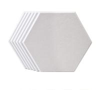 Panneaux d'isolation acoustique hexagonaux, pour le traitement acoustique, carreaux à bord biseauté pour l'isolation des basses Echo