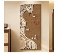 Panneaux D'organisation Murale Perforés, Kit Muraux En Bois Massif À Fixer Au Mur, Étagère Modulaire Combinable La Maison, Le Bureau Ou Garage, Idéale Les Ateliers(Natural-D)