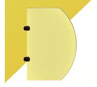 Panneaux d'urinoir muraux pour enfants pour écoles et jardins d'enfants - Hygiène et sécurité axés sur l'hygiène et la sécurité avec cloison, parfaits pour les solutions de toilettes des enfants