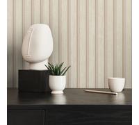 A.S. Création Papier peint 391096 3D non tissé motif scandinave aspect bois beige 10,05×0,53 m