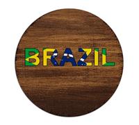 Panneaux en métal personnalisés du Brésil pour extérieur, terrasses, plaques murales artistiques, drapeau national, cadeaux nautiques, décoration de la maison, panneaux en aluminium pour chambre à