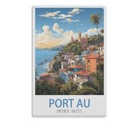 Panneaux en Métal pour Plaque D'Étain Pinball Gaming Salle Panneaux Vintage Drôle Plaque Rétro Pub Club Bar Murales Aire Jeux Extérieure Sport Décoration Porte，Port-au-Prince Haïti20x30cm()A930
