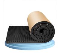 Panneaux En Mousse Acoustique Auto-adhésive De 20 Mm D'épaisseur, Matériau D'insonorisation For Les Murs, Les Studios D'enregistrement, Les Karaokés Et Les Home Cinémas(Schwarz)