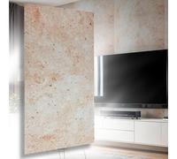 Panneaux en polystyrène, Panneaux de plafond en polystyrène XL, Panneaux muraux, Décors, Aspect béton Imitation béton - Revêtement mural et plafond, 3 mm d'épaisseur - 100x50 cm 8 m² - 16 pièces