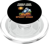 Panneaux Énergie Propre Fantôme Solaire Effrayant et Mignon PopSockets PopGrip pour MagSafe