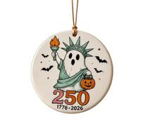 Panneaux Halloween Décorations d'Halloween en Acrylique 2D Effrayantes | Ornement Souvenir de la Fête des 250 Ans des États-Unis pour Chambre Mur Fenêtre Jardin Cour Porche Fêtes Crémaillère