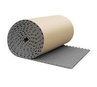 Panneaux insonorisants - 254 x 127 x 1 cm - Tampon adhésif en caoutchouc - Feuille de mousse acoustique pour intérieur, maison, appartement, chambre à coucher, porte de plafond - Tapis isolant