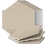 Panneaux insonorisants haute densité résistants aux flammes absorbant le bruit éliminant les échos(02 Camel,18 Pcs,1.2cm Medium Density)