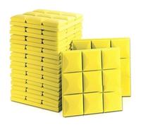 Panneaux insonorisants, Panneau de mousse acoustique 12 pcs multicolore 30x30x5 cm(Yellow)