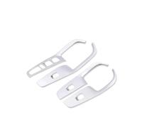 Panneaux intérieurs automobiles Accoudoir Porte Intérieur Voiture Lève-vitre Couvercle Commutateur Cadre Garniture Accessoires Lunette Pour IX35 2018 LHD ABS Style Automobile(B)