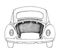 Panneaux isolants de compartiment moteur pour Volkswagen Cox