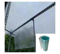 Panneaux Isolants Thermiques Transparents, Panneau en Fibre Verre de 0,8 mm Protection UV Panneaux Clairs Lumière Jour, pour Toit, Facile Couper(1x8m/3.28x26.24ft)