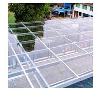 Panneaux Isolants Transparents 1mm Pour Toiture Auvent Extérieur | Permettant L'apport Lumière Naturelle Toiture Pergola pour Le Jardinage L'agriculture Le Garage(1x9m/3.28x29.52ft)