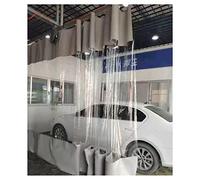 Panneaux latéraux de pergola imperméables personnalisables, transparents, pour l'extérieur, résistant aux intempéries, bâche en plastique robuste avec œillets pour patios et terrasses (taille : 5 x