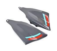 Panneaux latéraux de radiateur Cadre de moto ABS, panneaux latéraux, carénages avec kit de montage, 2021-2022, pour Yamaha MT-09 MT09 MT 09(Dark grey red cyan)