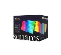 Panneaux LED - Twinkly - Squares Starter Kit - 1 Tuile Principale + 5 Tuiles - 64 Pixels RVB - Noir Noir G