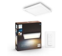 Philips Hue Plafonnier carré Aurelle Blanc - Éclairage connecté