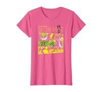 Panneaux Marvel Immortal Iron Fist T-Shirt, Femme, Rose Chiné, S