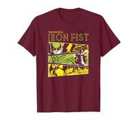 Panneaux Marvel Immortal Iron Fist T-Shirt, Homme, Marron, M