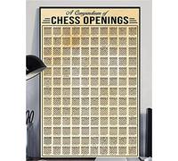 Panneaux métalliques vintage sur la connaissance des échecs, un recueil d'ouvertures d'échecs, affiche rétro, art mural, en étain, pour salle d'échecs, club, décoration d'intérieur, plaque 30,5 x 40