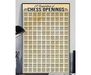 Panneaux métalliques vintage sur la connaissance des échecs, un recueil d'ouvertures d'échecs, affiche rétro, art mural, en étain, pour salle d'échecs, club, décoration d'intérieur, plaque 30,5 x 40