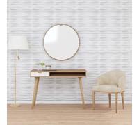 12 st Wandpanelen steen 3 m² 50x50 cm XPS wit356937