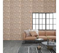 panneaux muraux 3D 10 pcs. Aspect brique beige EPS