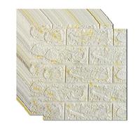 Panneaux Muraux 3d, 3d Wall Sticker motif en brique mousse 3D DIY Papier peint auto-adhésif étanche à décalque murale for enfants de cuisine(No.2101,12Pcs (35cm x 38cm))