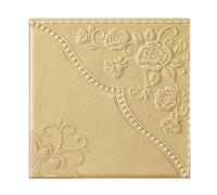 Panneaux Muraux 3D Auto-adhésifs 20 Pièces 13.8 X 13.8" Panneau Mural en Mousse XPE Étanche pour Plafond Découpe DIY Papier Peint à Forte Adhérence pour La Maison