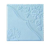 Panneaux Muraux 3D Auto-adhésifs 20 Pièces 13.8 X 13.8" Panneau Mural en Mousse XPE Étanche pour Plafond Découpe DIY Papier Peint à Forte Adhérence pour La Maison