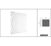 Panneaux muraux 3D HEXIM 3m² blanc PVC anneau revêtement mural moderne mat ch...
