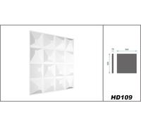 Panneaux muraux 3D HEXIM 5 m² blanc PVC lisse moderne mat chambre humide