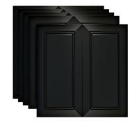 Panneaux Muraux 3D Panneau Mural Géométriques Autocollants en Feuille D'aluminium Matière Plastique Imperméables Et Résistants Aux Chocs Stickers Murauxs Décoratifs en Mousse Souple Lot de Cinq
