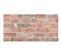 Panneaux muraux 3D - vidaXL - Design brique rouge - 10 pcs - EPS - Antichocs et imperméables