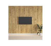 Panneaux muraux Aspect bois Marron PVC 2,06 m²