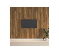 Panneaux muraux Aspect bois Marron PVC 2,06 m² 351815