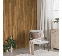 Panneaux muraux Aspect bois Marron PVC 4,12 m² papier mural vidaXL