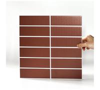 Panneaux Muraux Autocollants 3D Lot de 5 Imperméables Et Résistants Carreau Imitation Porcelaine Brillant/mat Panneau Mural 11.6"x11.6" Adaptés à La Décoration Murale Intérieure