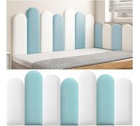 Panneaux muraux autocollants 3D - Tête de lit à décoller et coller pour décoration de chambre à coucher et chambre d'enfant