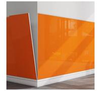 Panneaux Muraux Autocollants Imperméables Panneau Mural Brillante/mate pour Masquer Les Surfaces Inesthétiques Matériau PVC Avec Support en Feuille D'aluminium Renforcée 15.7"x35.4"