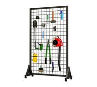 Panneaux muraux autoportants en grille, présentoir mobile pour salon d'artisanat et de vente au détail, séparateur d'écran d'intimité