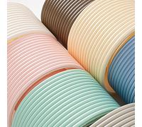 Panneaux Muraux Capitonnés à Décollement et Collage 2M (6.56 Pieds) pour Tête de Lit, Panneau pour Tête de Lit Autoadhésif, Protection Murale pour Salle de Sport, pour Chambre (Size:50CM,Color:rose)